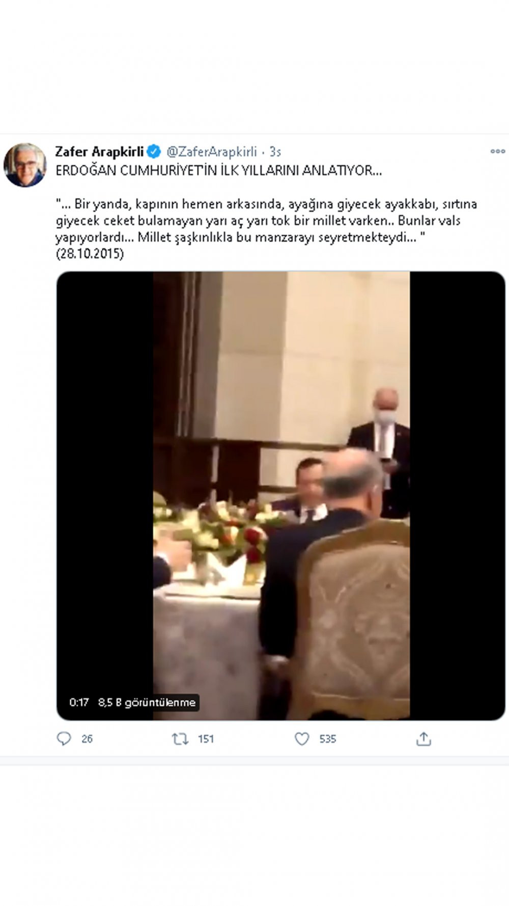 Usta gazeteci, Irak Başbakanı'na Saray'da kurulan sofrayı Erdoğan'ın sözleriyle eleştirdi - Resim : 1