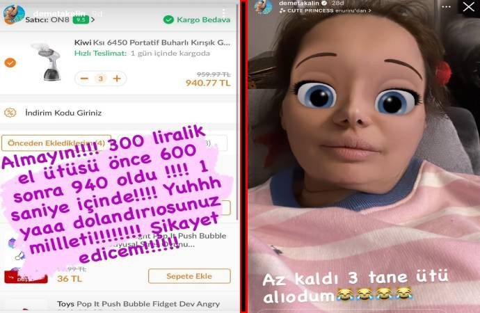 Demet Akalın online alışverişi ile sosyal medyada alay konusu oldu - Resim : 1