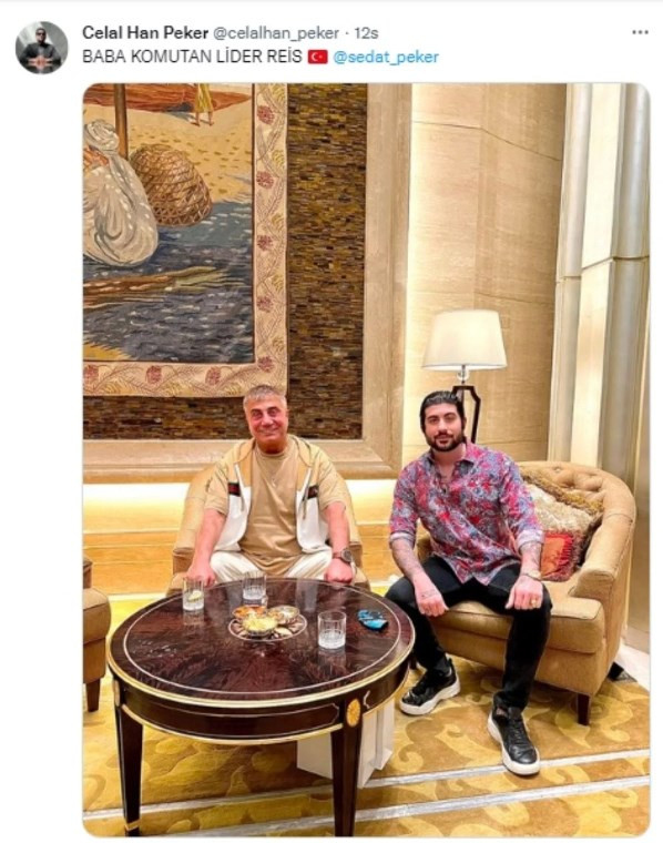 Oğlu, Sedat Peker'in son halini paylaştı - Resim : 1