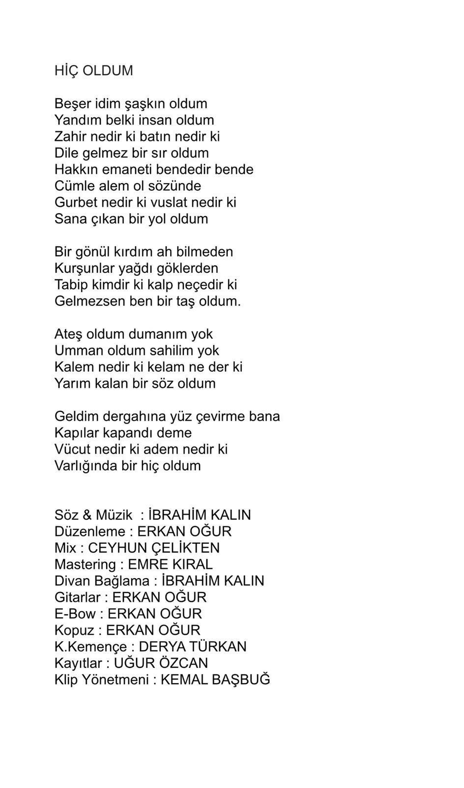 İbrahim Kalın'dan yeni klip; söz, müzik kendisine ait... - Resim : 1