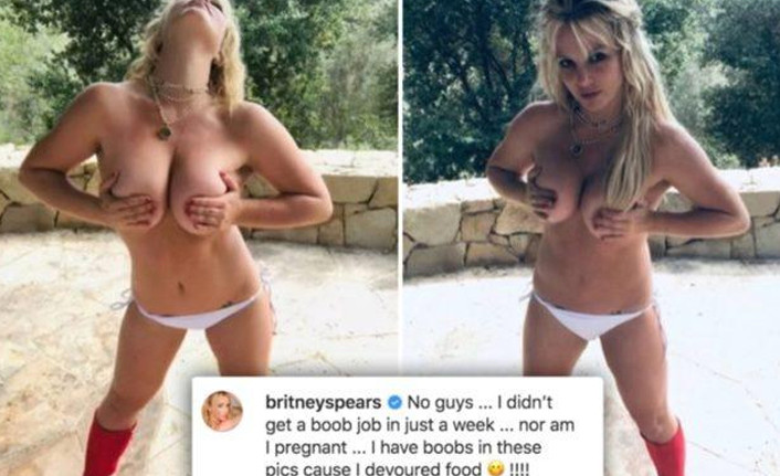 Britney Spears üstsüz fotoğraflarıyla ilgili açıklama yaptı, tüm iddiaları reddetti - Resim : 1