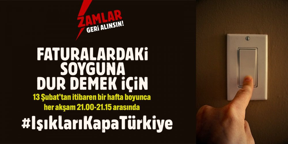 Elektrik zamlarının geri alınması için yurttaşlar ışık kapatıyor - Resim : 1