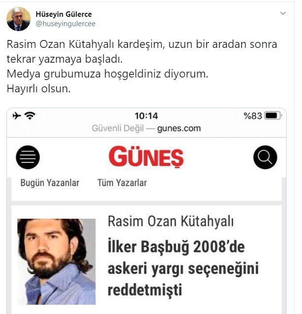 Rasim Ozan Kütahyalı'ya kim kucak açtı? - Resim : 2