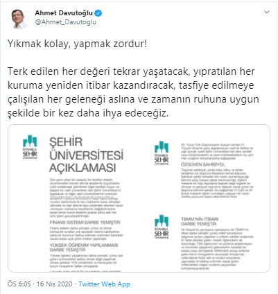 Ahmet Davutoğlu'ndan AKP'nin Meclise sunduğu yasa teklifine tepki - Resim : 1