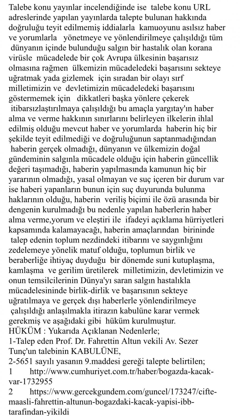 'Boğaz’da Kaçak Var' haberine getirilen erişim yasağı 'yaratıcılık' dolu' - Resim : 1