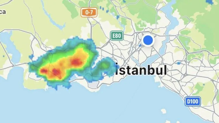 İstanbul'a sağanak yağış ve dolu uyarısı - Resim : 1