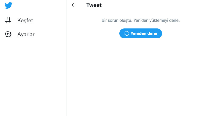 Sosyal medya platformu twitter çöktü - Resim : 1