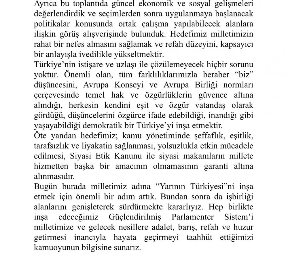 Altı muhalefet partisi lideri, CHP lideri Kılıçdaroğlu'nun çağrısıyla bir araya geldi - Resim : 7