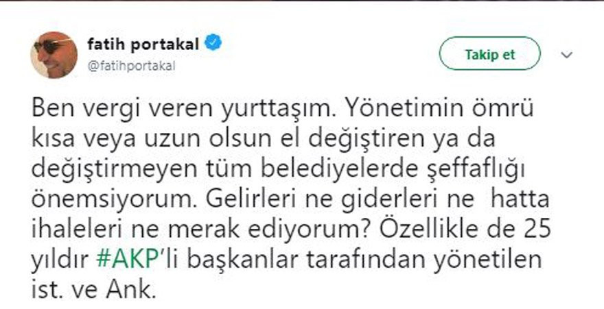 Fatih Portakal’dan AKP’ye İBB tepkisi: Ne korkusu... - Resim : 2