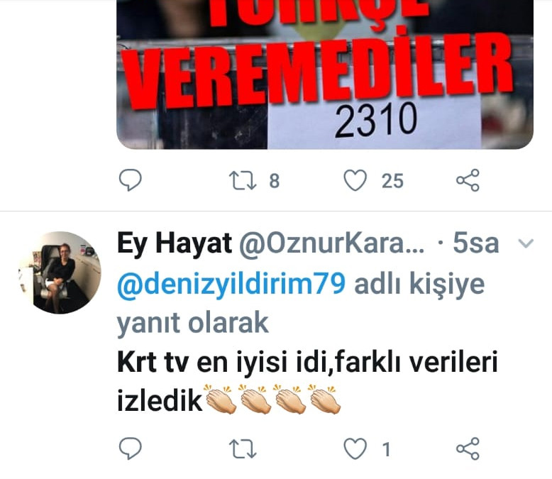 31 Mart Seçim sonuçlarını Türkiye KRT'den takip etti! - Resim : 2