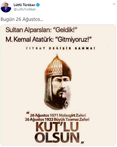 Atatürklü Malazgirt paylaşımı trolleri rahatsız etti, '#ÇakmaÜlkücü' diye saldırdılar - Resim : 3