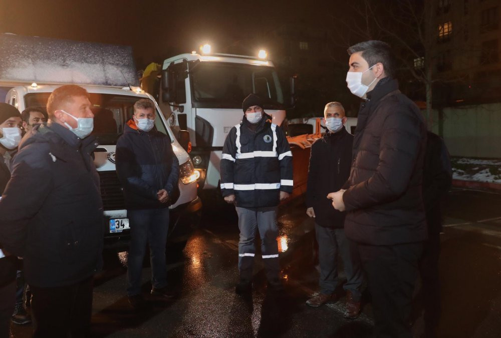 Gökhan Yüksel’den karla mücadele timlerine ziyareti - Resim : 3