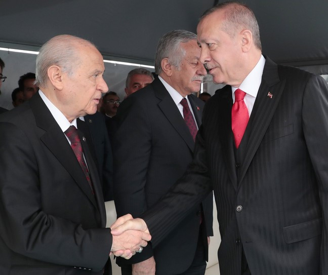 Erdoğan, Kılıçdaroğlu ve Bahçeli yan yana... - Resim : 5