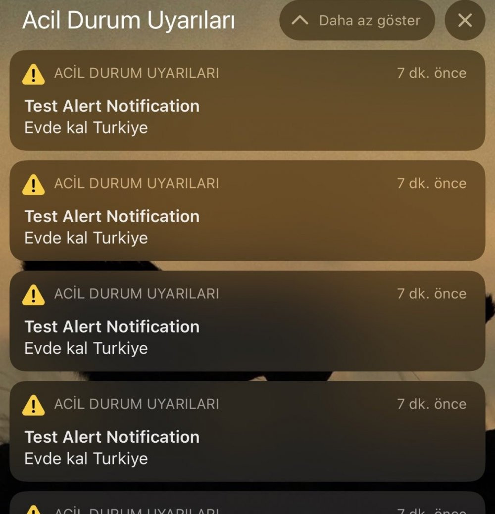 Test Alert Notification Evde Kal Türkiye uyarısı nedir, nasıl kapatılır? - Resim : 1