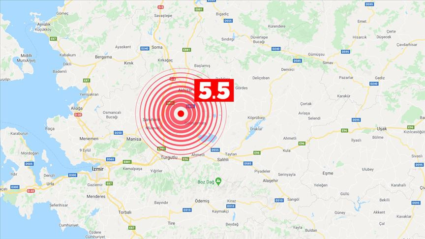 Ege Bölgesi'nde 5,5'lik korkutan deprem - Resim : 1