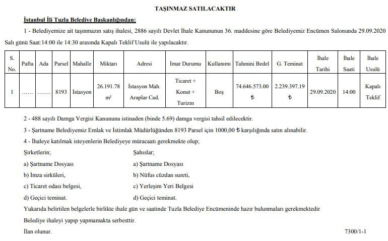 İBB'nin satış taleplerini engelleyen AKP, kendi belediyelerindeki arsa satışlarına tam gaz devam ediyor - Resim : 2