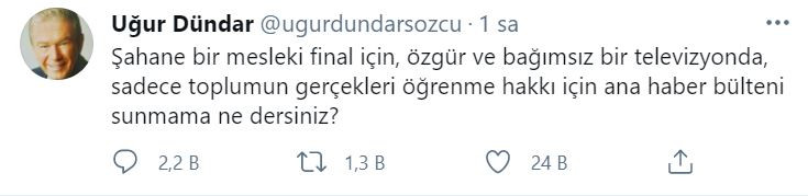 Uğur Dündar'dan heyecanlandıran paylaşım: Ekranlara geri mi dönüyor? - Resim : 1