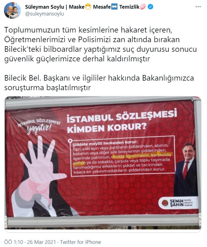 CHP'li belediye başkanına ‘İstanbul Sözleşmesi’ soruşturması - Resim : 1