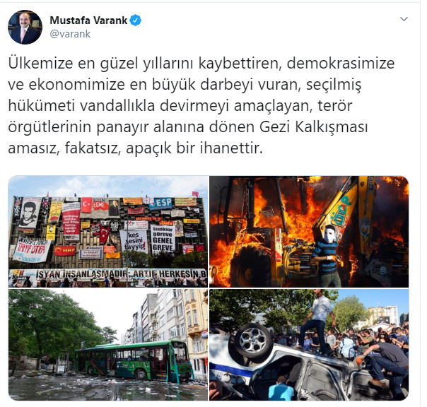 Saray'dan mahkemenin Gezi Davası kararına tepki - Resim : 1