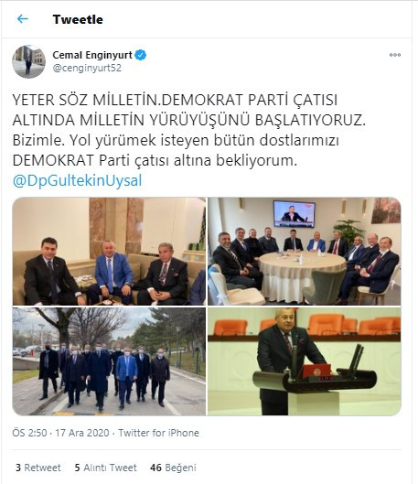 Cemal Enginyurt hangi partiye geçeceğini açıkladı - Resim : 1