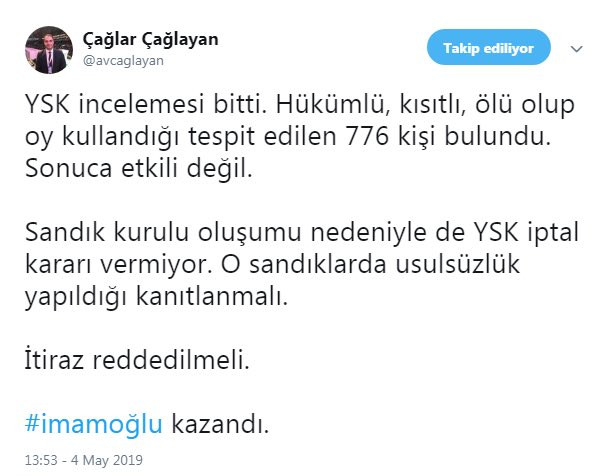 "YSK İstanbul seçimlerini iptal edemez" - Resim : 9