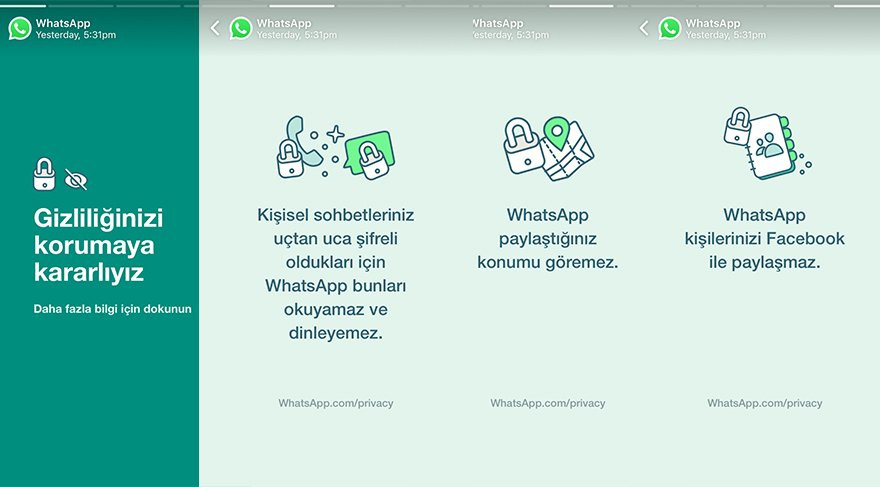 WhatsApp ve Facebook'tan Türkiye'deki kullanıcılara özel açıklama - Resim : 1