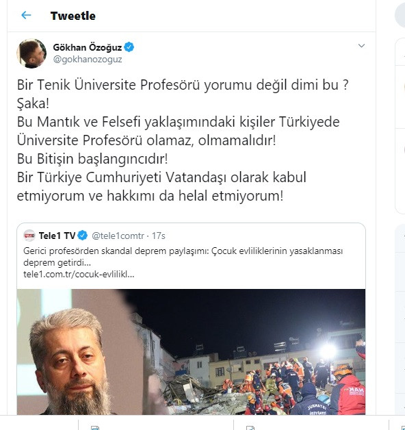 G&ouml;khan &Ouml;zoğuz'dan Bedri Gencer'e tepki - Resim : 1