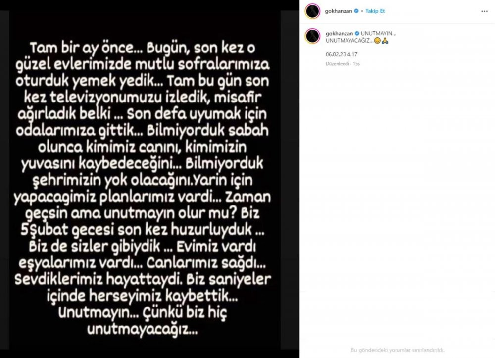 Gökhan Zan: Unutmayın, çünkü biz hiç unutmayacağız - Resim : 1