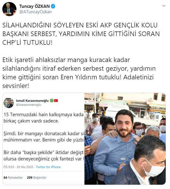 Erdoğan talimat verdi: CHP Gençlik Kolları Başkanı tutuklandı - Resim : 1