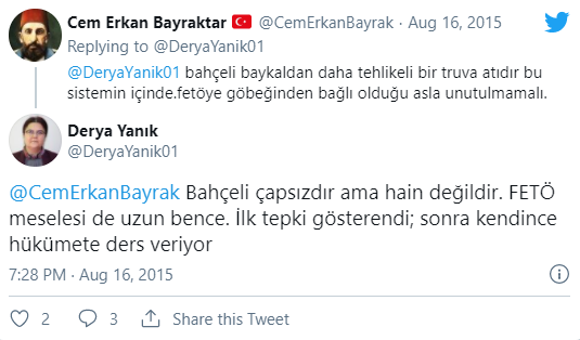 Derya Yanık, Bahçeli için bu sözleri kullanmıştı: Ruhunuz tümüyle iğdiş edilmiş! - Resim : 1