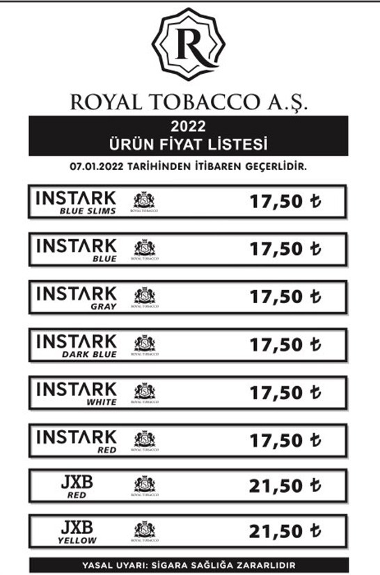 Bir sigara ve alkol grubuna daha zam geldi... İşte zamlı liste - Resim : 2