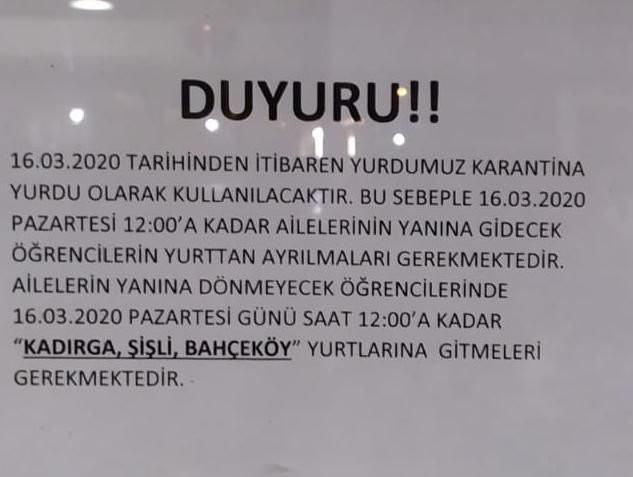 İstanbul'da alarm verildi yurtlar boşaltılıyor - Resim : 1