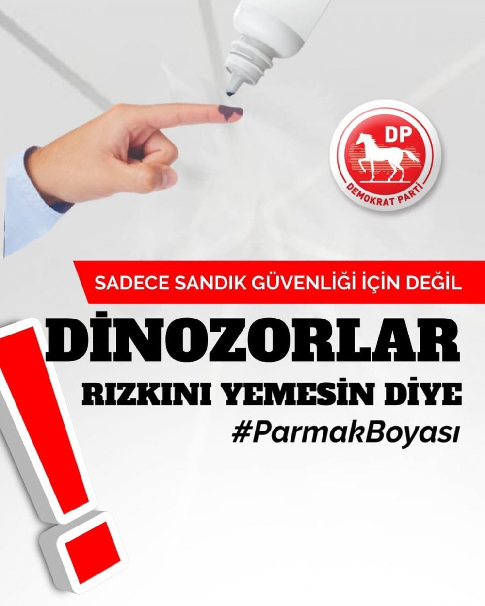 Demokrat Parti'den seçim güvenliği için 'parmak boyası' çağrısı - Resim : 1