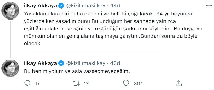 İlkay Akkaya'nın bir konseri daha iptal edildi - Resim : 1