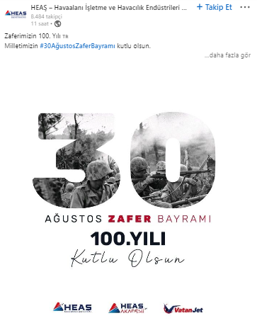 Devlet iştiraki şirketten 30 Ağustos skandalı - Resim : 1