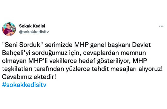 MHP'liler tarafından tehdit edilen Sokak Kedisi ekibine silahlı saldırı - Resim : 2