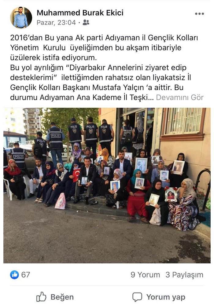 AKP'de Diyarbakır anneleri istifası - Resim : 1