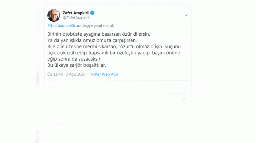 Gazeteci Adnan Bulut'tan özür dileyen 'yetmez ama evetçi' şaire bomba yanıt - Resim : 2