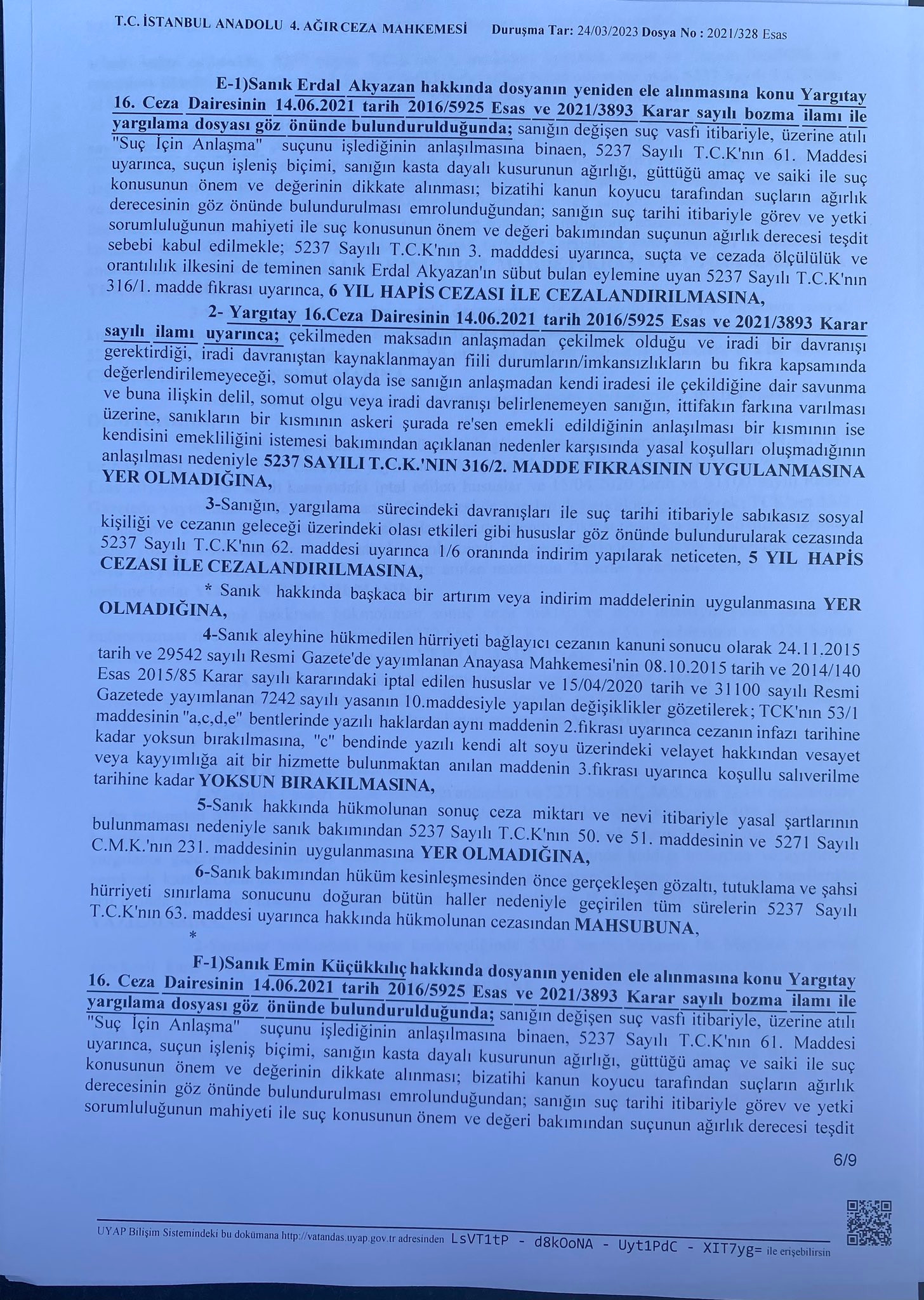 Balyoz Davası'nda karar açıklandı - Resim : 5