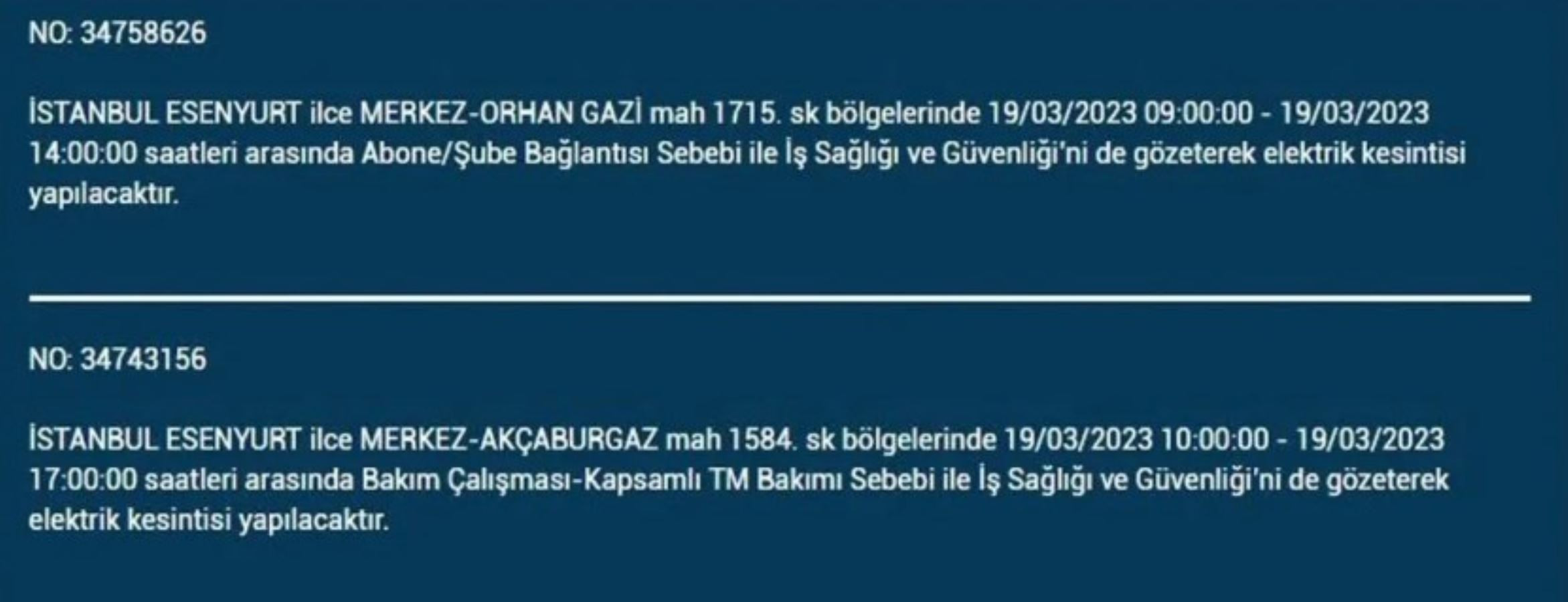 İstanbul’da o ilçelerde elektrik kesiliyor: BEDAŞ duyurdu - Resim : 10