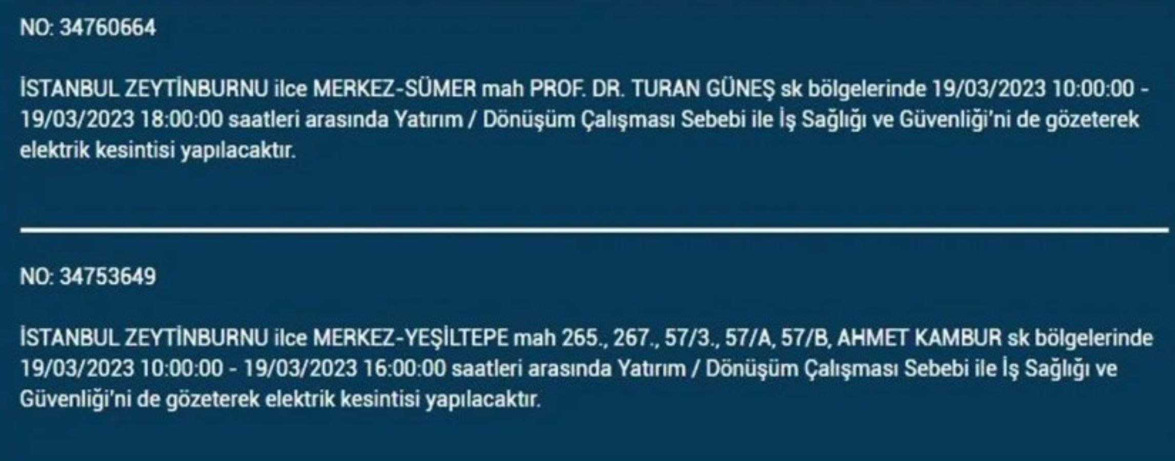 İstanbul’da o ilçelerde elektrik kesiliyor: BEDAŞ duyurdu - Resim : 12