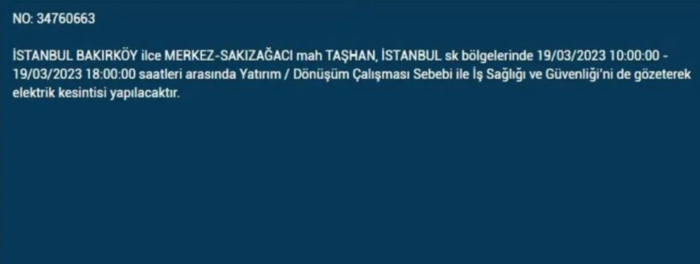 İstanbul’da o ilçelerde elektrik kesiliyor: BEDAŞ duyurdu - Resim : 3