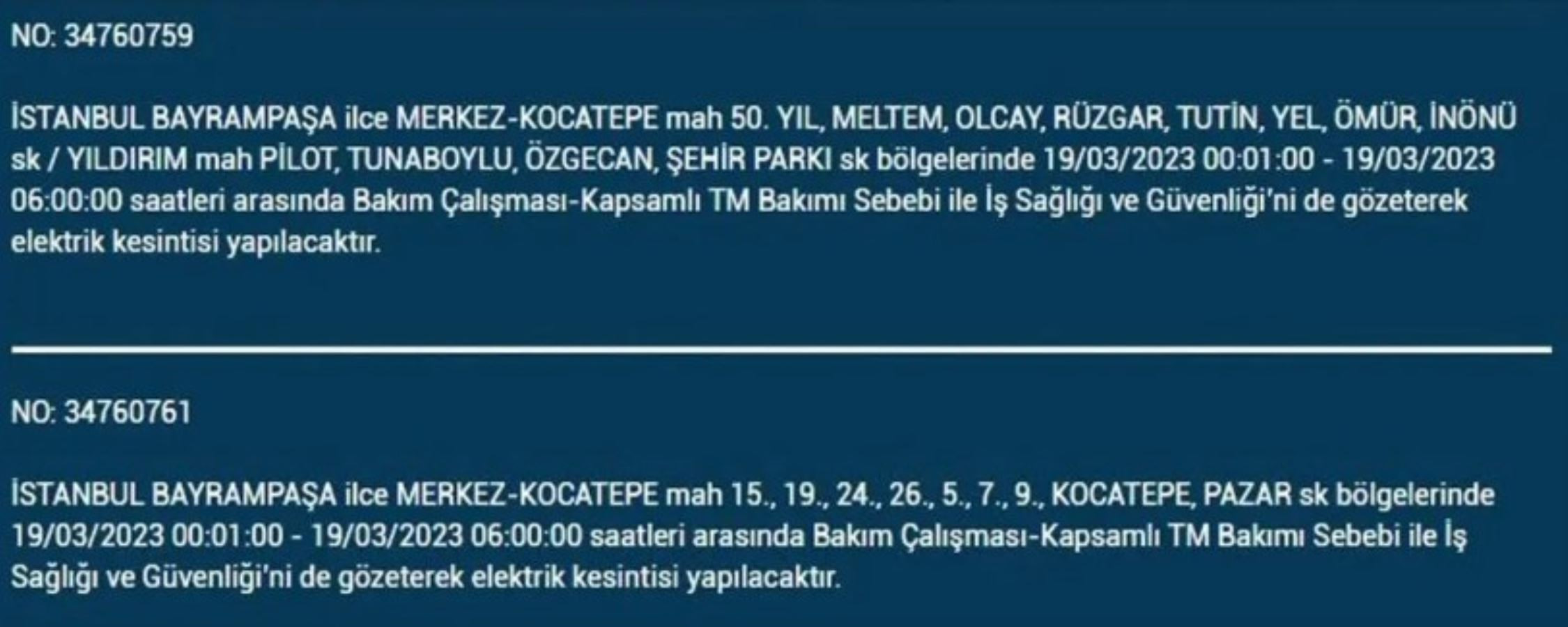 İstanbul’da o ilçelerde elektrik kesiliyor: BEDAŞ duyurdu - Resim : 6