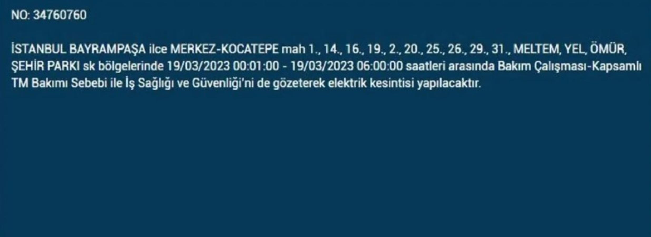 İstanbul’da o ilçelerde elektrik kesiliyor: BEDAŞ duyurdu - Resim : 7