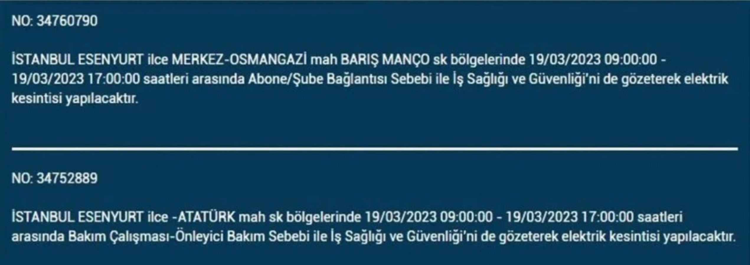 İstanbul’da o ilçelerde elektrik kesiliyor: BEDAŞ duyurdu - Resim : 9