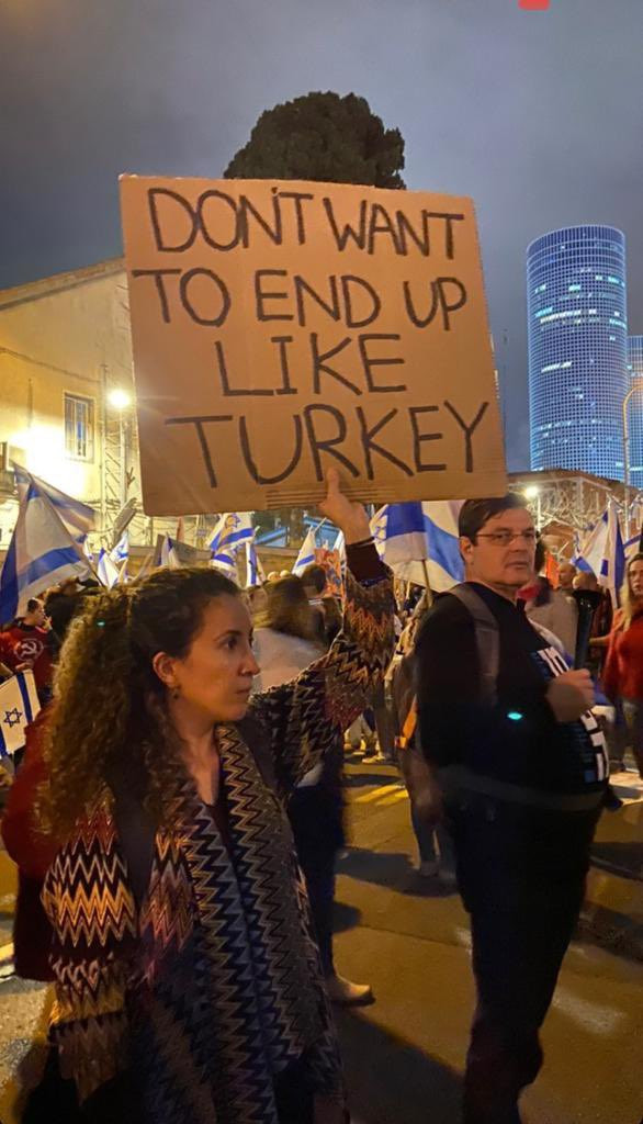 İsrail'de protestolar sürüyor: Türkiye gibi son bulmak istemiyoruz - Resim : 1