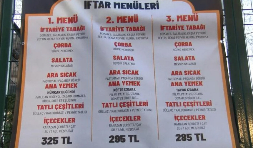 Enflasyon iftar menülerine yansıdı: İstanbul'da restoran ve lokantalar boş kaldı - Resim : 1