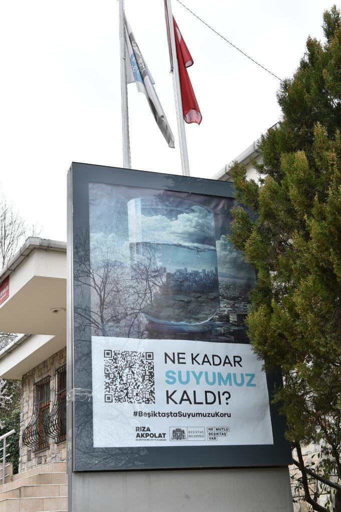 Beşiktaş Belediyesi susuzluğa karşı #BeşiktaştaSuyumuzuKoru farkındalık kampanyası başlattı - Resim : 1