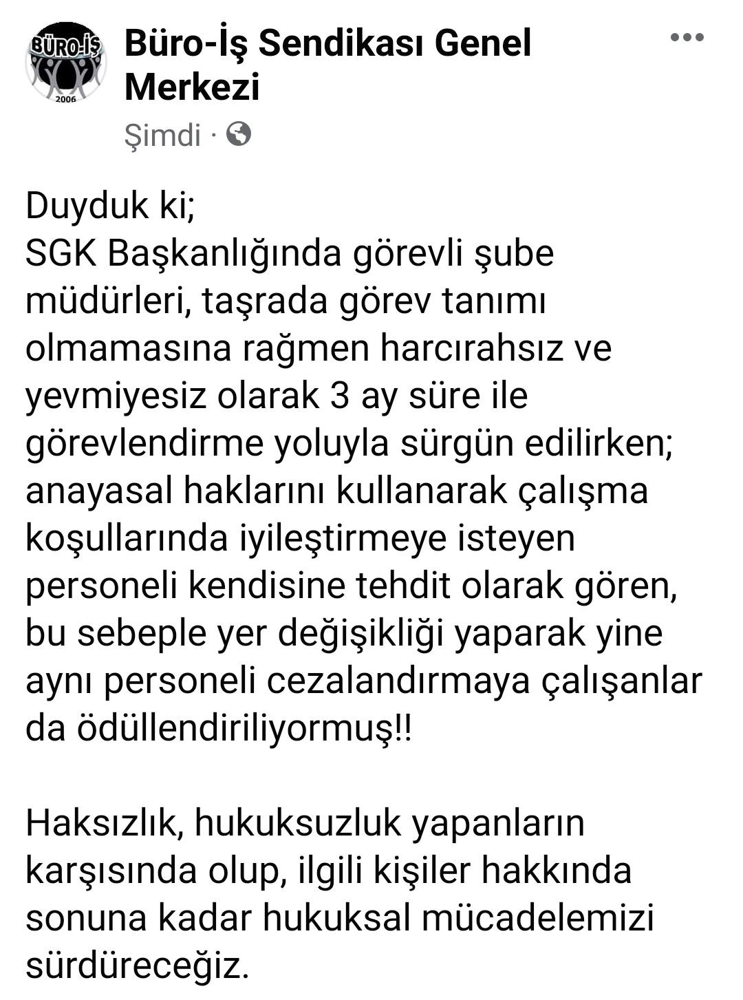 SGK çalışanlarına mobbing uygulayan il müdürüne ödül gibi atama - Resim : 2