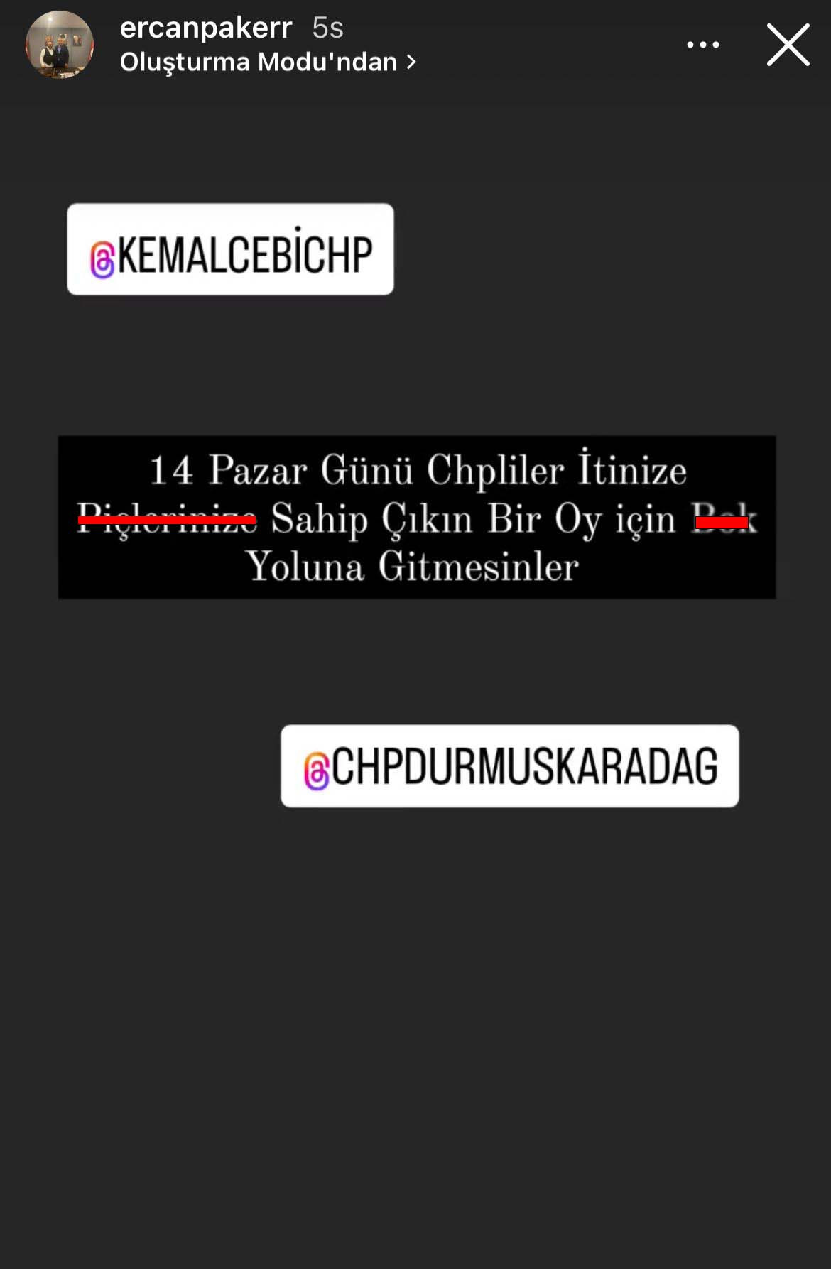 BBP İlçe Başkanı, CHP’ye oy verecek yurttaşları tehdit etti - Resim : 1